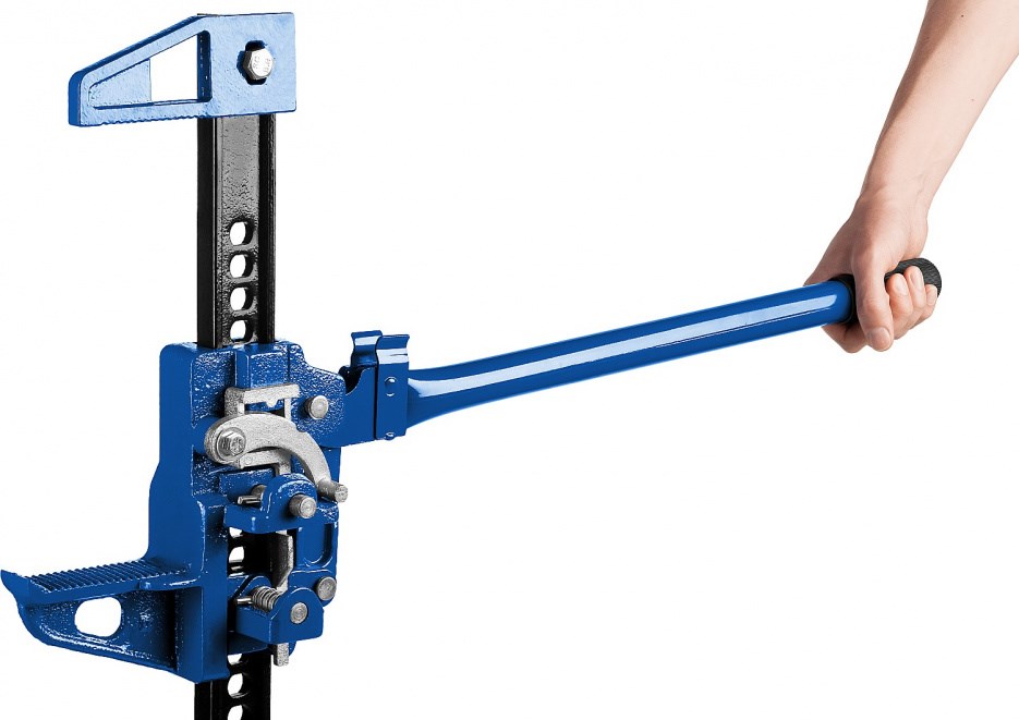 ЗУБР Хай-джек 3т, 125-1330мм домкрат реечный механический, Профессионал